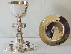 Solid Sterling silver Victorian Gothic Chalice